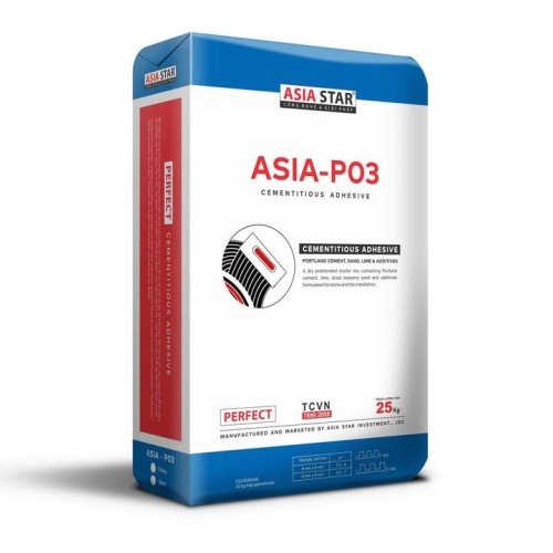 Keo ASIA-PO3 (Cementitious adhesive) 25Kg