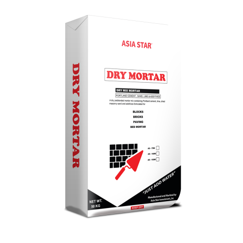 DRY MORTAR AS 75M Mockup
